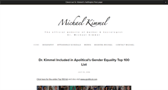 Desktop Screenshot of michaelkimmel.com